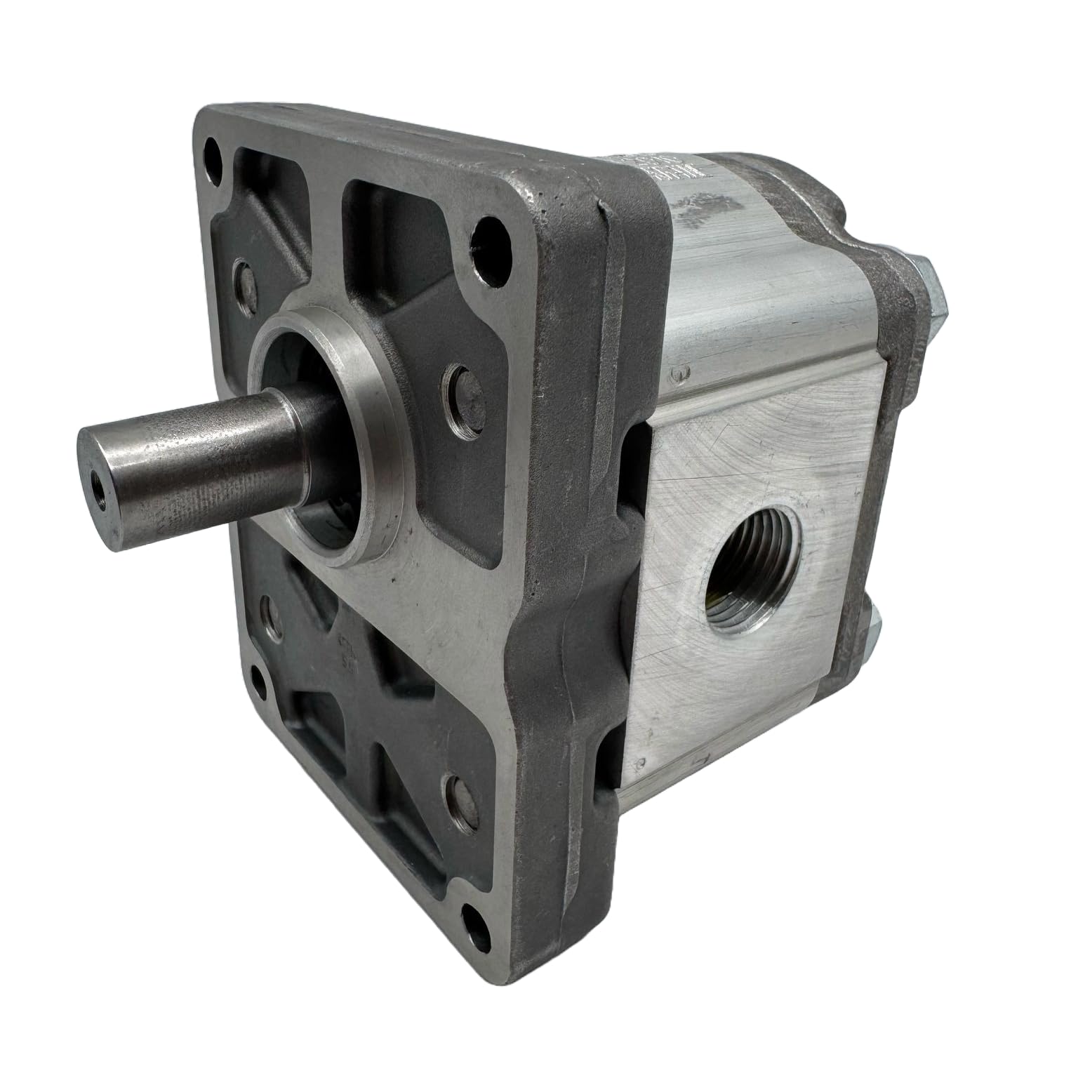 Bomba Hidráulica 6,75 L/min, Tipo de Eje - Recto Ø15,87 mm SAE A, Tipo de Puertos - GAS (BSP), Montaje Europeo marca Hydrosila. Bomba para Tractor, Bomba para Prensa Hidráulica y Grupo Hidraulico