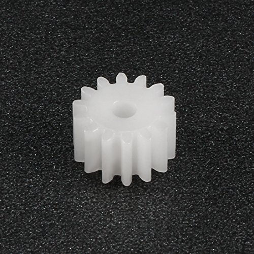 Image of uxcell 20pcs Plastic Gears 14 Teeth Model 142A Reduction Gear Plastic Worm Gears for RC Car Robot Motor