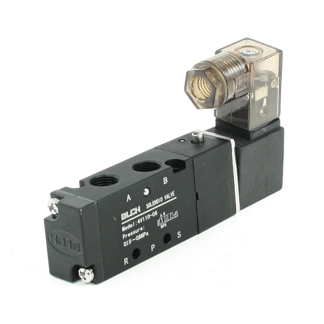 Électrovanne AC220V distributeur pneumatique 5 ports 1/8 pour air comprimé
