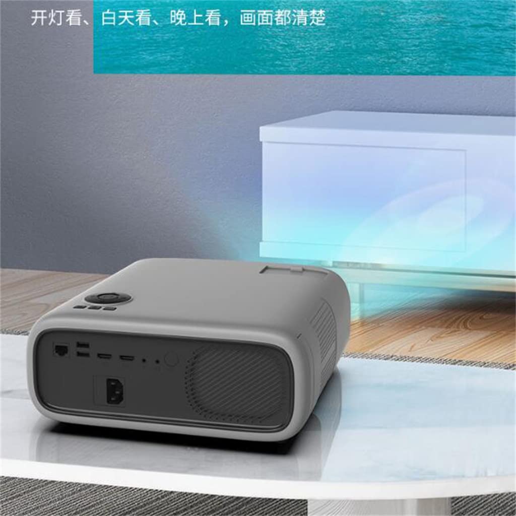 XBTGS Office Support 4K High Brightly LED Screen Voice Mini Home Projektor, D-As wie auf dem Bild gezeigt, D-As The Picture Shows