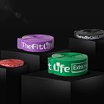 TheFitLife Resistance Pull Up Bands - Pull-Up Assist Exercise Bands, Long Workout Loop Bands for Body Stretching, Powerlifting, Fitness Training, with Carrying Bag and Workout Guide