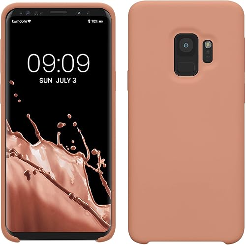 Miniatura 105 de kwmobile Funda Compatible con Samsung Galaxy S22 - Funda de teléfono de silicona TPU con acabado suave - Rojo Ruibarbo Piedra antigua,Azul