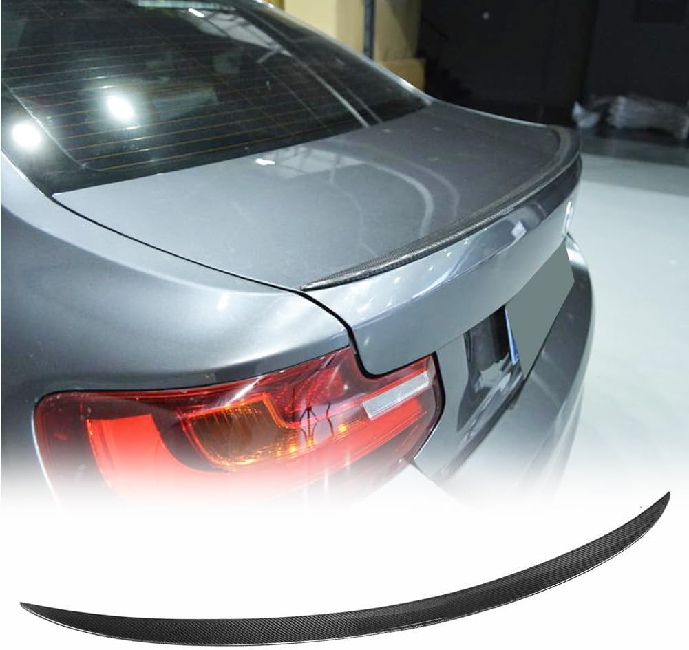 Carbon Fiber Rear Trunk Spoiler fits for BMW 2 Series F87 M2 F22 220i 228i M235i Coupe 2014-2018 Custom Parts Rear Trunk Lip Spoiler Rear Wing Spoiler Lip Body Kits Factory Outlet