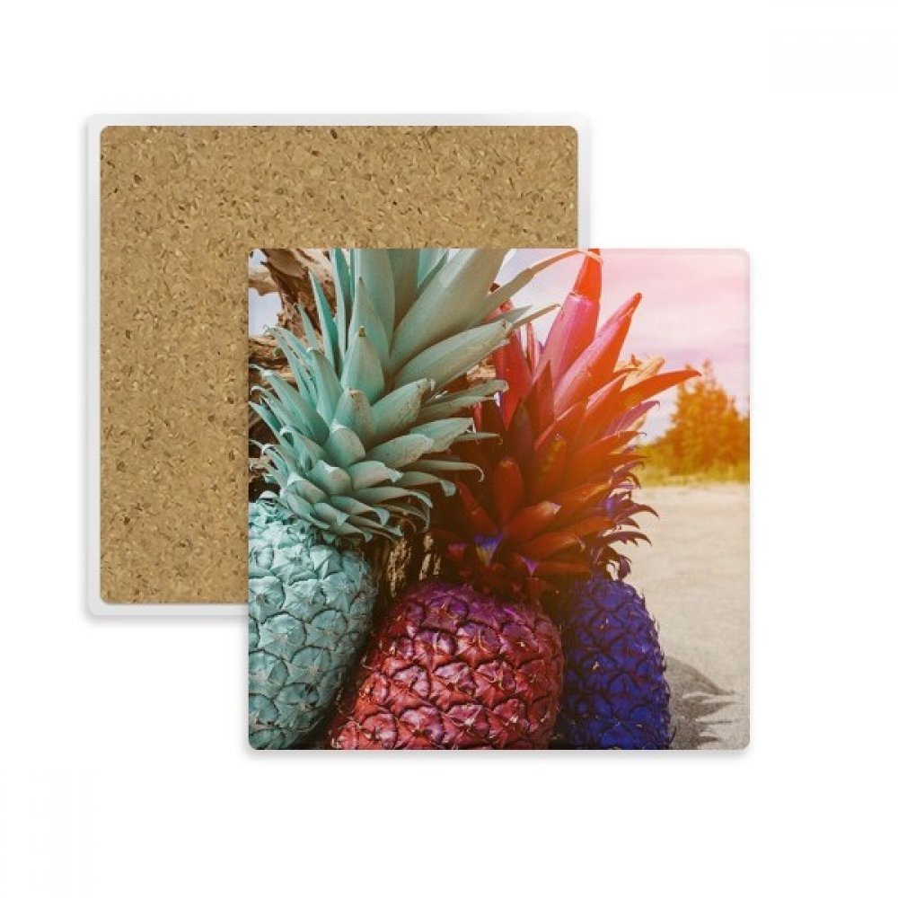 Ananas porte-tasse absorbant pour éliminer les taches d'eau sur table