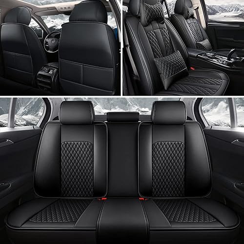 Miniatura 6 de Funda de cuero de lujo para asiento de automóvil para Dacia Sandero, fundas de asiento protectoras impermeables a prueba de arañazos antideslizantes