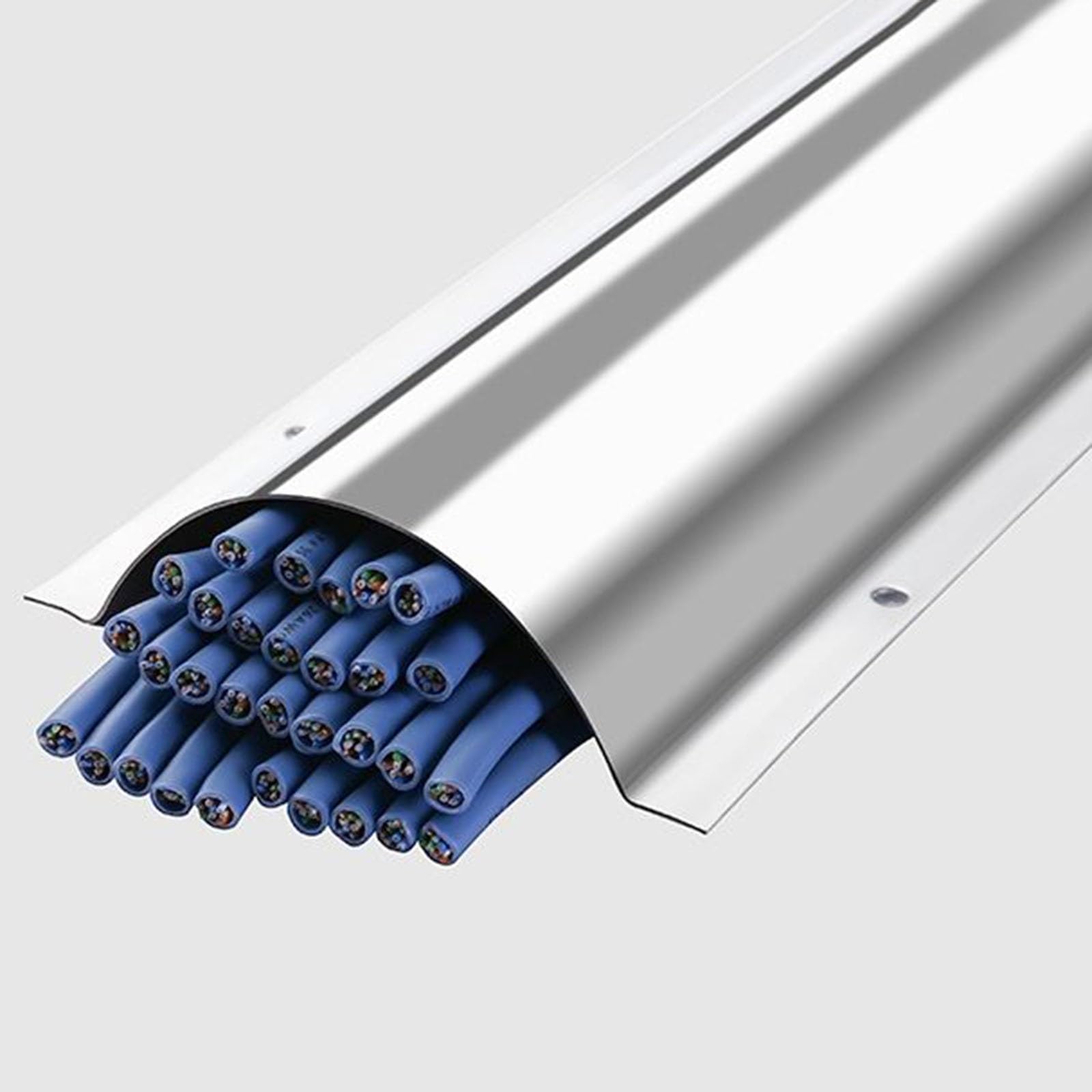 Copertura Cavi Autoadesiva Per Pavimento - Canalina Morbida PVC 1.5m Per Nascondere Cavi - Foto 3