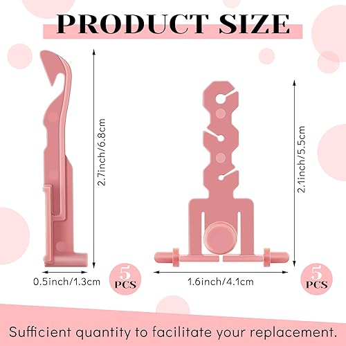 Miniatura 2 de 10 piezas de máquina de tejer agujas de repuesto máquinas de tejer juego de tensores máquinas de tejer accesorios adaptadores para máquina de tejer