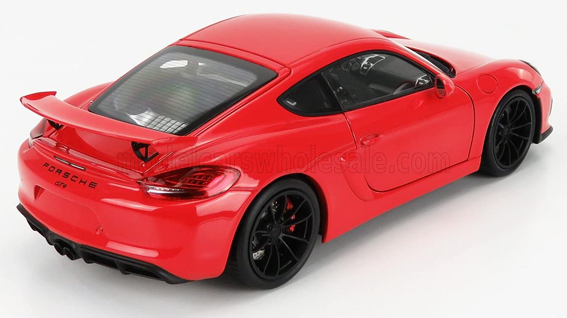 1/18 GTスピリット ポルシェ ケイマン GT4 ホワイト ミニカー 1/18 GT