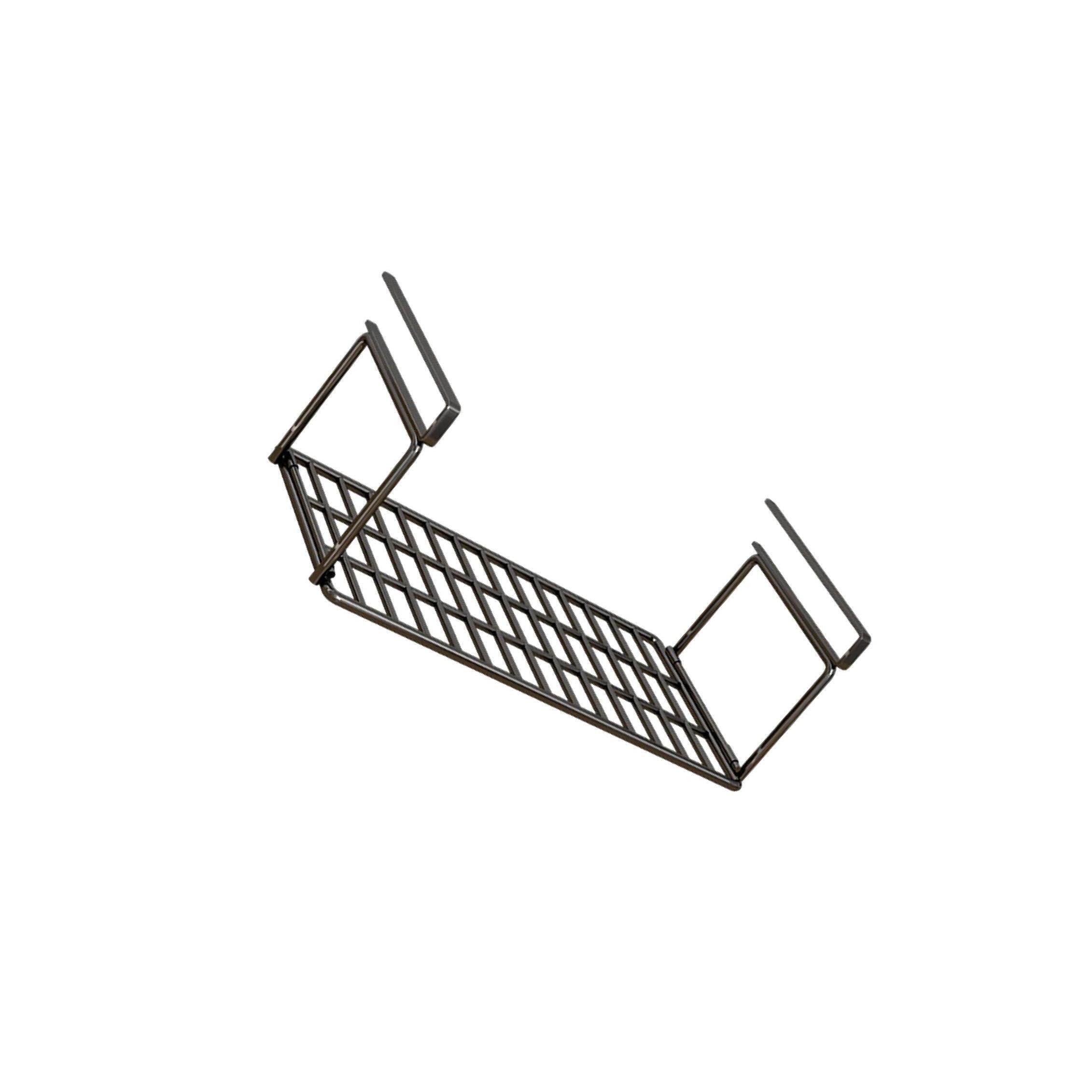 Pixzcsa Black Under Shelf Rack Efficient Sturdy Organizer Solutions Pantry Closet Wardrobe Kitchen Cabinet Layering Storage Household Storage Solution Hanging Basket 40X20x10cm