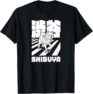 Shibuya Tokyo Japan Hachiko Akita Inu Shibuya Crossing Tokyo T-Shirt