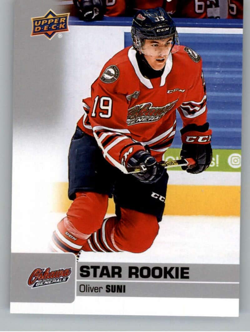 201920 UD CHL Hockey 350 Oliver Suni SP Oshawa Generals