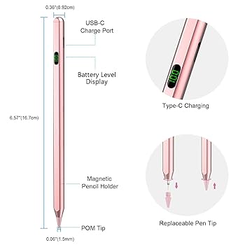 Amazon.com: ﻿Stylus Pencil for Apple iPad Pro 2024 13/12.9