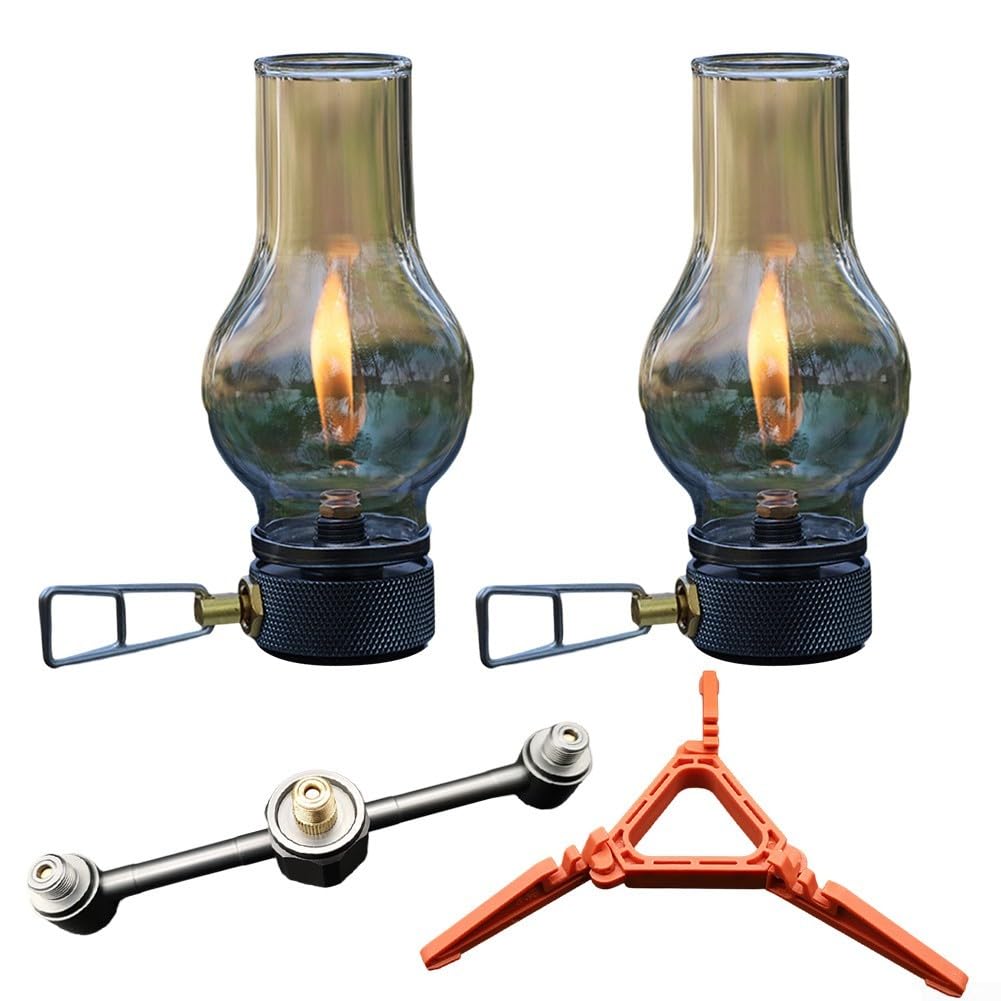 Besttoolifes Lampada da campeggio e gas, lanterna a gas portatile, lampada squisita