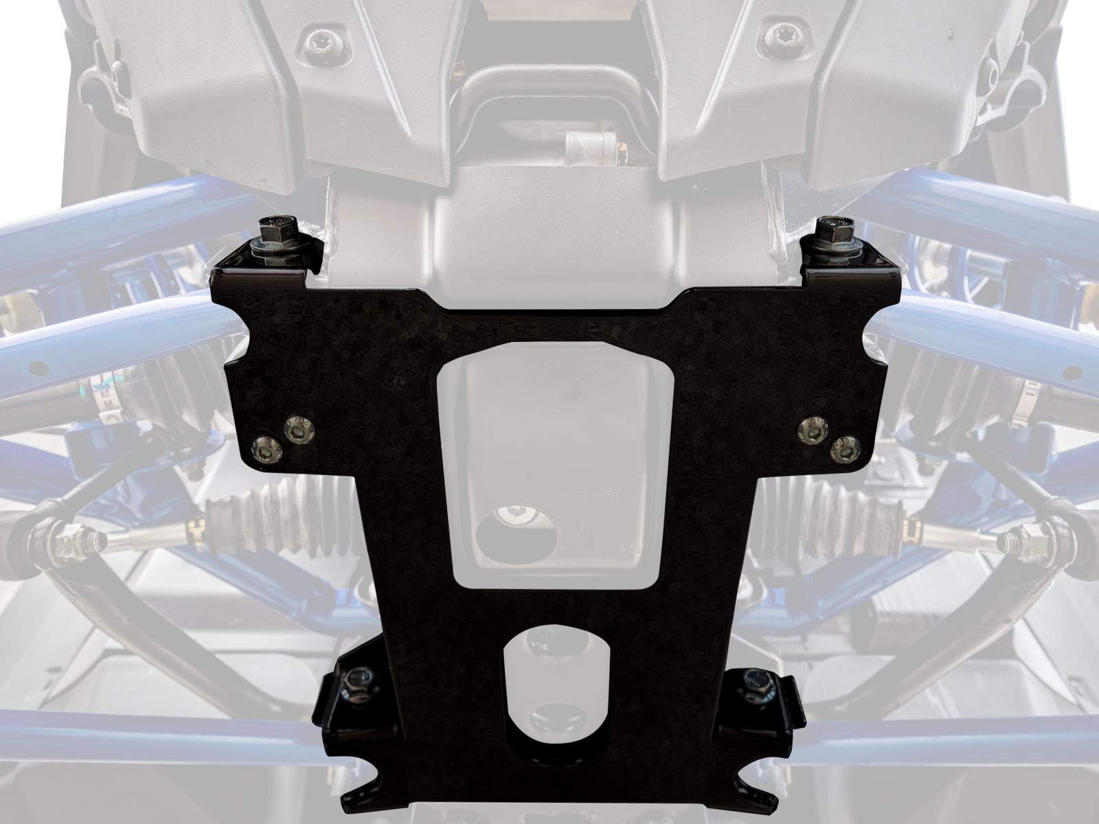 SuperATV Front Suspension Frame Stiffener for Polaris RZR PRO XP/PRO XP 4 (2020+) - Black