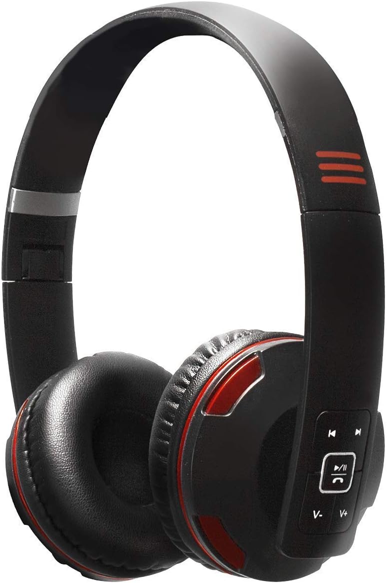 Sumvision® Psyc® Wave X1 Wireless Bluetooth Stereo Hi-Fi Headset Headphones Foldable Built In Microphone 40mm Drivers Bluetooth 4.0 for Iphone Ipad Samsung and More, black