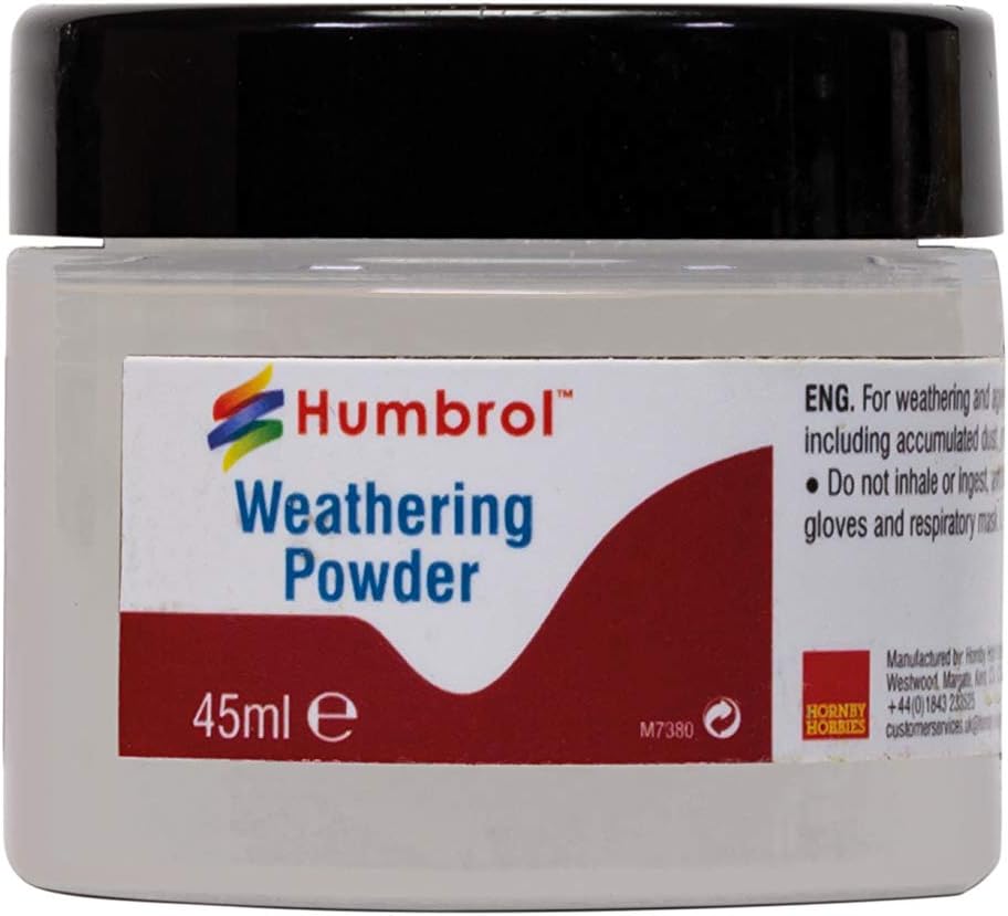 Humbrol AV0012 Weathering Powder White - 45ml Weathering Powders