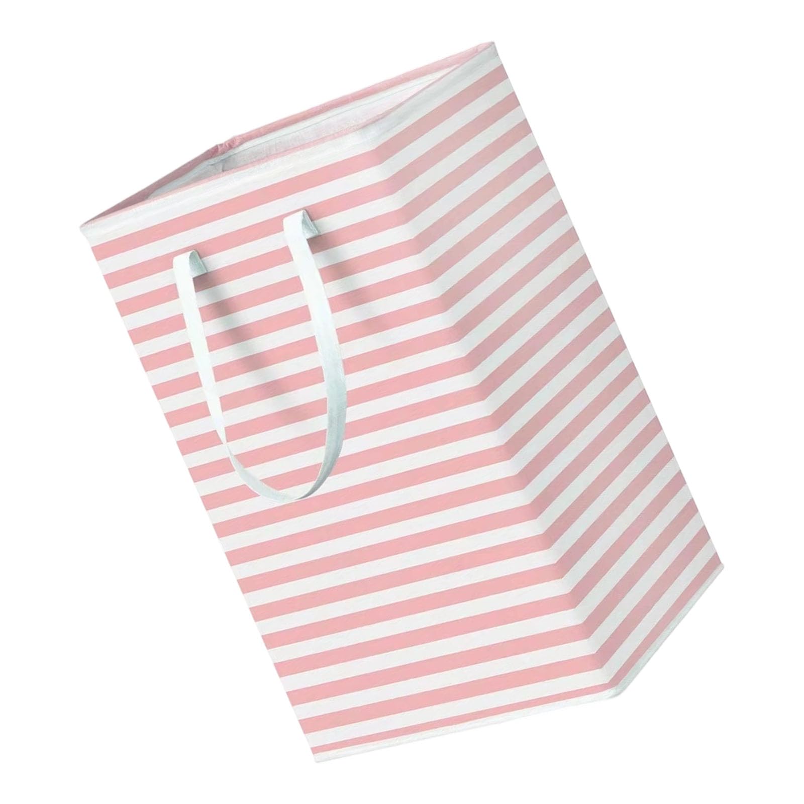 Buxuaaaa Space Saving Laundry Basket Foldable Dirty Clothes Organiser with Carry Handle Household Hamper Clothing Container Portable Foldable Storage Box
