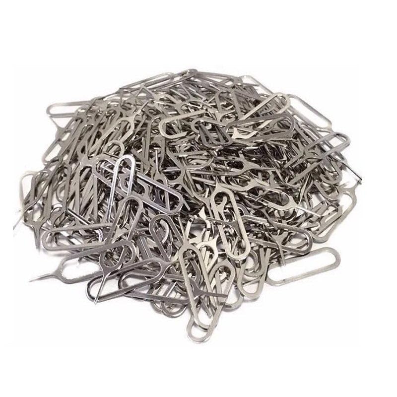 Outil éjecteur SIM en métal durable pour ouverture de tiroir de téléphone
