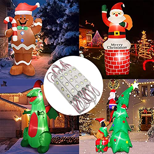 Image of LED Module, Decorative Light White 10pcs 5 Ft 5730 SMD 150LM Per Module IP65 Waterproof for Letter Sign Advertising Signs With Tape Adhesive Backside (White Light)