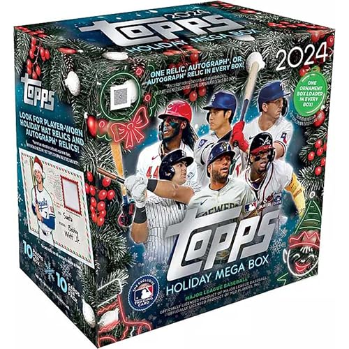 Topps 2024 Holiday Baseball Factory Sealed Mega Box - Baseball Wax Packs
