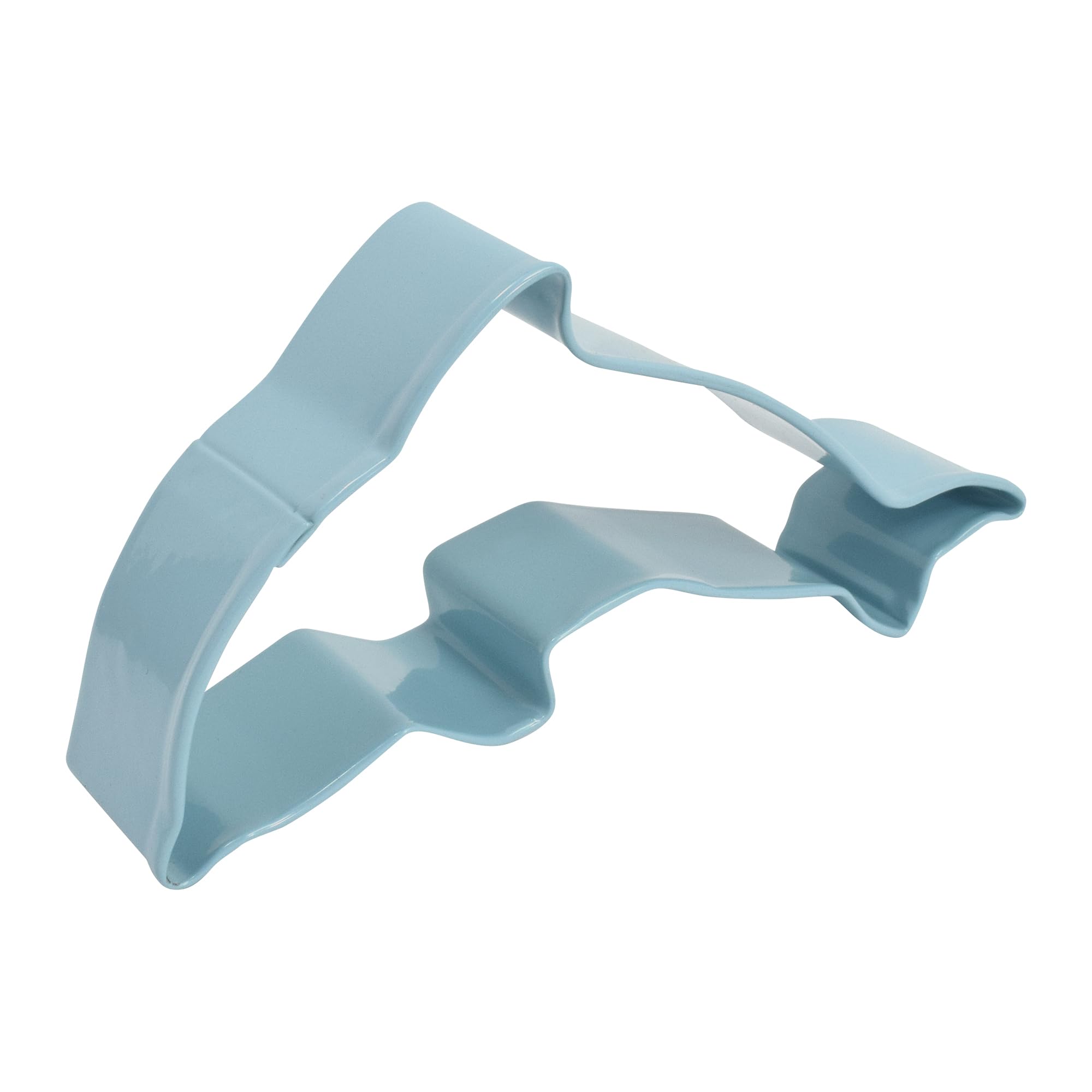 Anniversary House K1270/B Dolphin Poly-Resina recubierto cortador de galletas azul, acero de poliresina