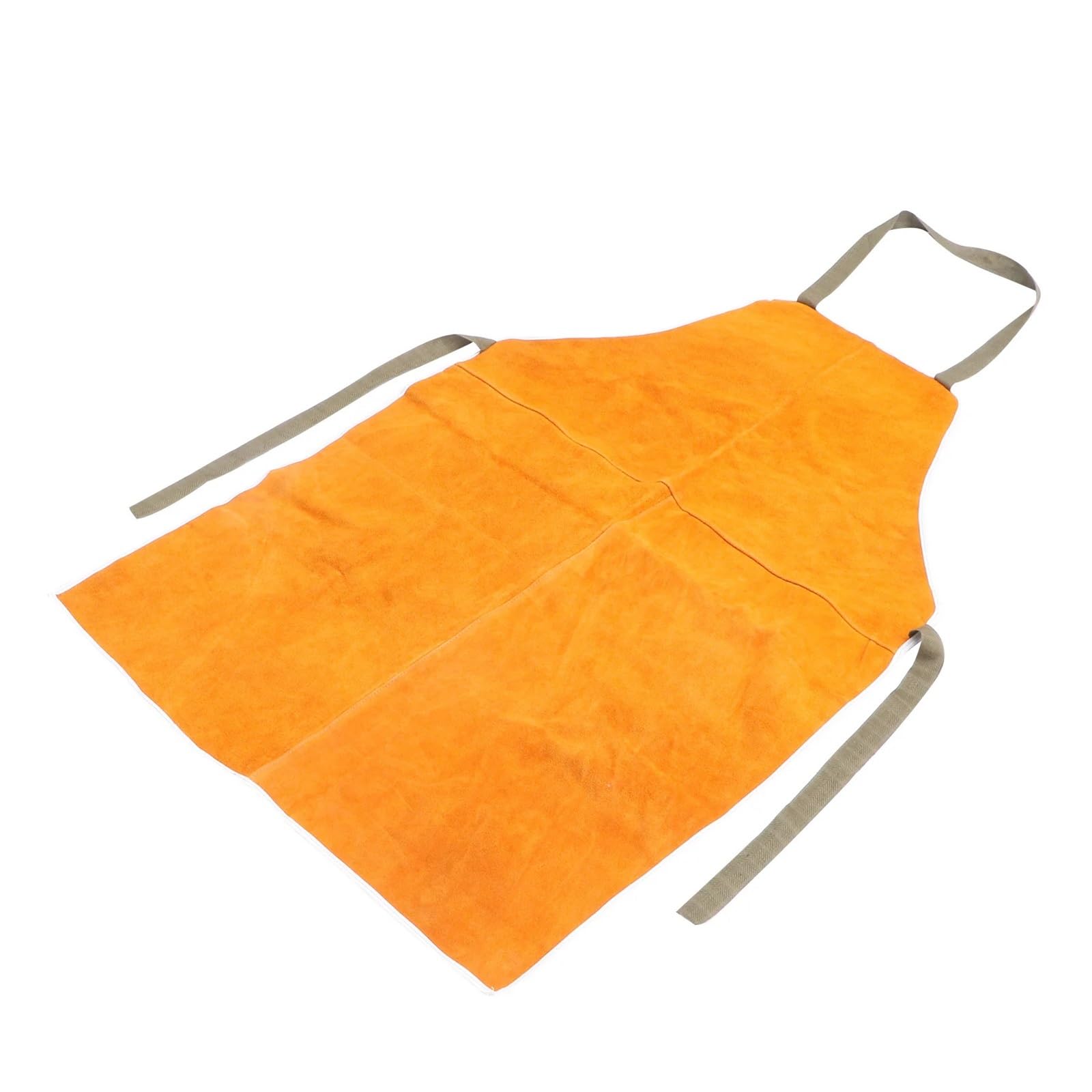 Tablier de soudage en Cuir résistant au feu Vêtements de Travail de soudage résistants Forgeron Hommes Bavoir en Cuir de Vache Soudeur électrique Flamme Chaleur Travail du Bois Imp