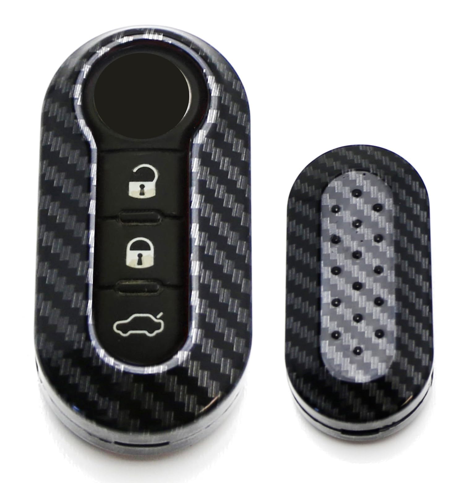 Amazon.com: iJDMTOY Exact Fit Glossy Black Carbon Fiber Finish