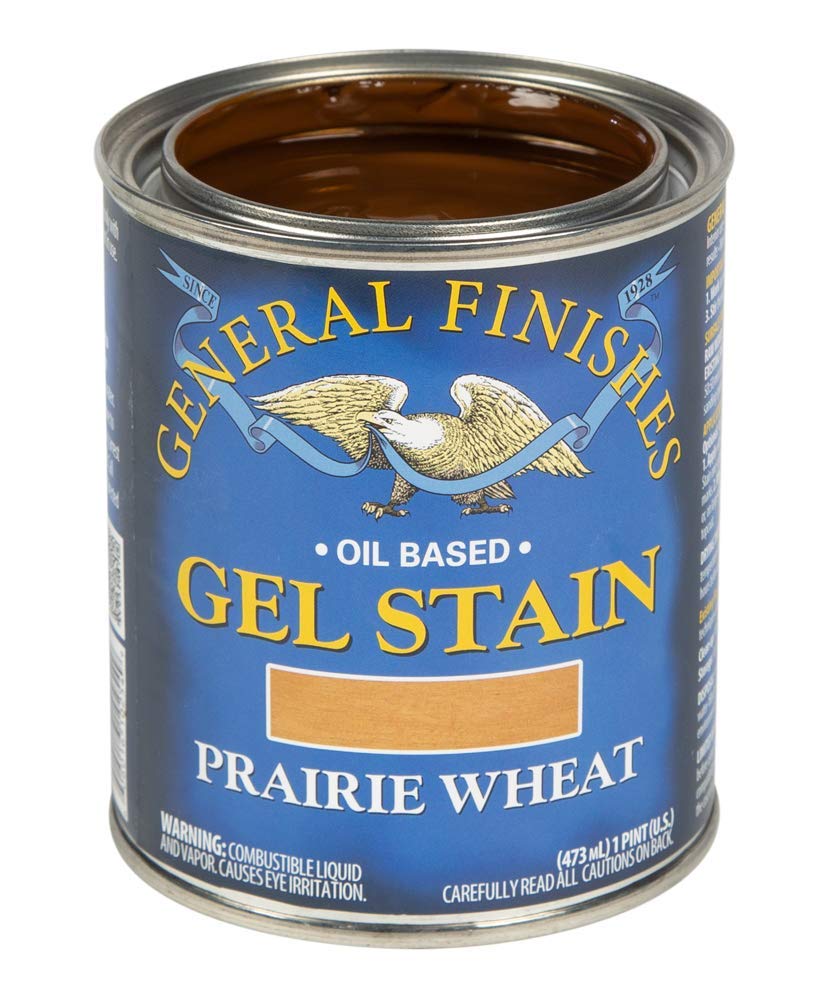 General Finishes Oil Base Gel Stain, 1 Pint, Prairie Wheat