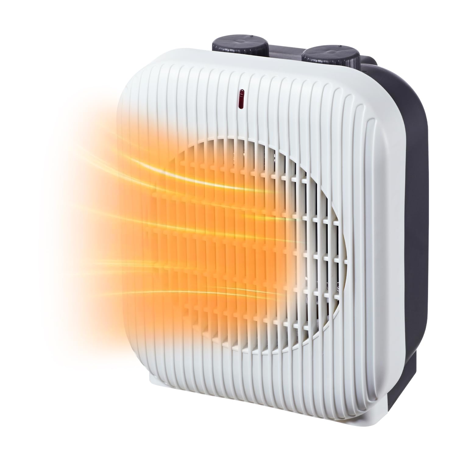 Avilia Kompaktowy grzejnik stołowy 1000/2000 W z 2 intensywnością grzania - uniwersalny i wygodny do każdego pomieszczenia 25,5 x 20 x 13 cm - bezpieczny dzięki funkcji zapobiegającej przegrzaniu