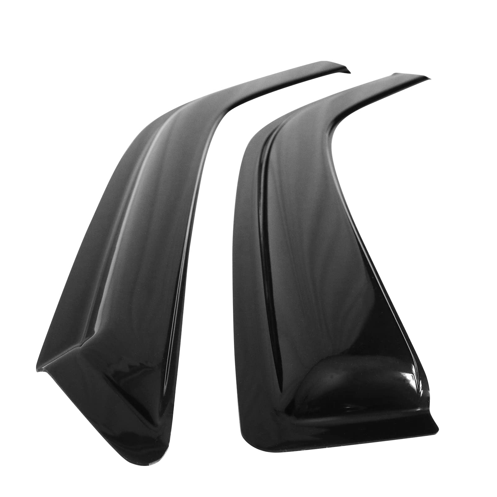 Window Visors Compatible With 1998-2002 Toyota Corolla, Dark Smoke Car Rain Sun Window Shade Guard Visor Smoke by IKON MOTORSPORTS, 1999 2000 2001