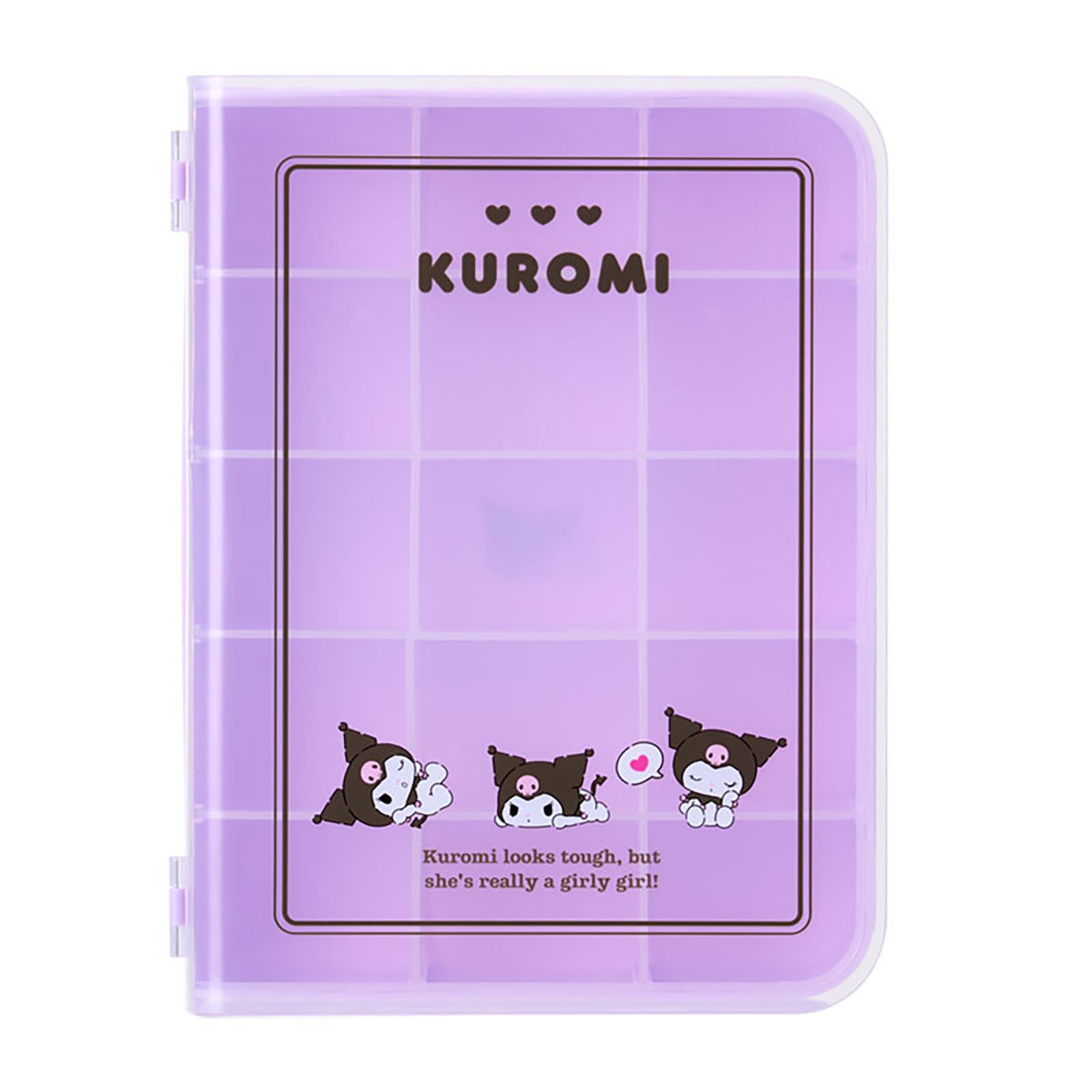 Sanrio Kuromi Book-Shaped Storage Case, Medium