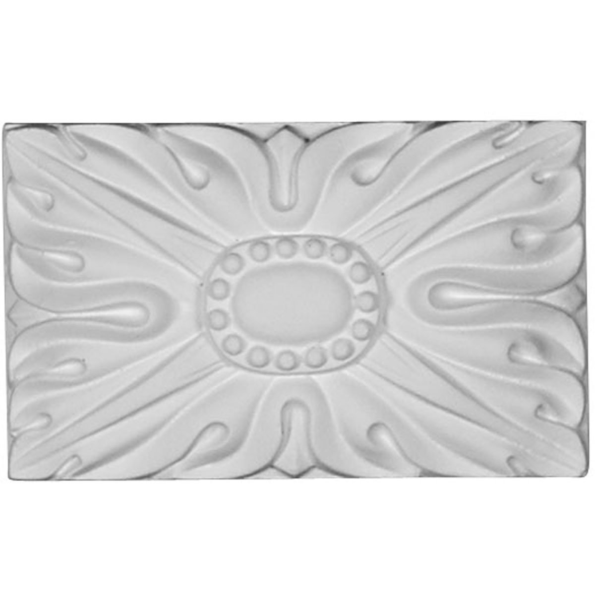 Ekena Millwork PML04X01AD Adonis Center Panel Moulding, 2 1/2"W 4 1/4"H x 1 5/8"P, Primed