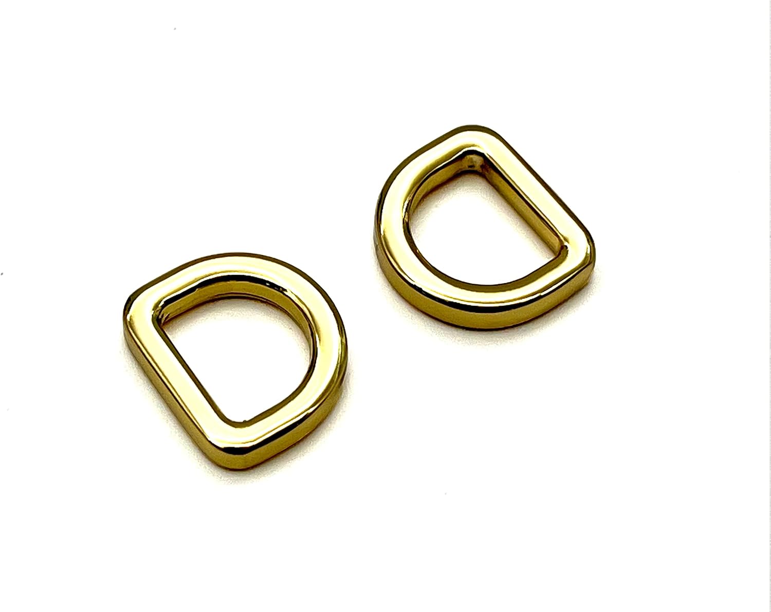 GOLDEN zinc alloying D Shape Rings Semi-Circular D ring buckles 3/8" / 9mm for webbing straps bags purse belt Dog Collars hardware making U210