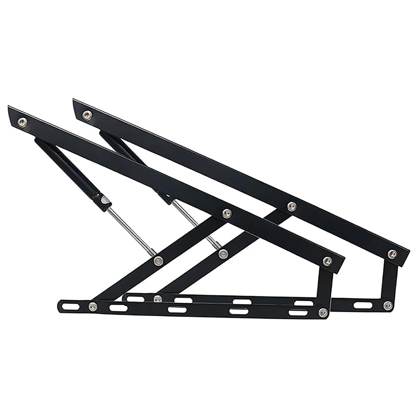 DFGHNBVC Pneumatic Bed Lift Mechanism Set - Heavy-Duty Gas Spring Support For Sofa And Furniture Storage Solutions,Black-1100Mm