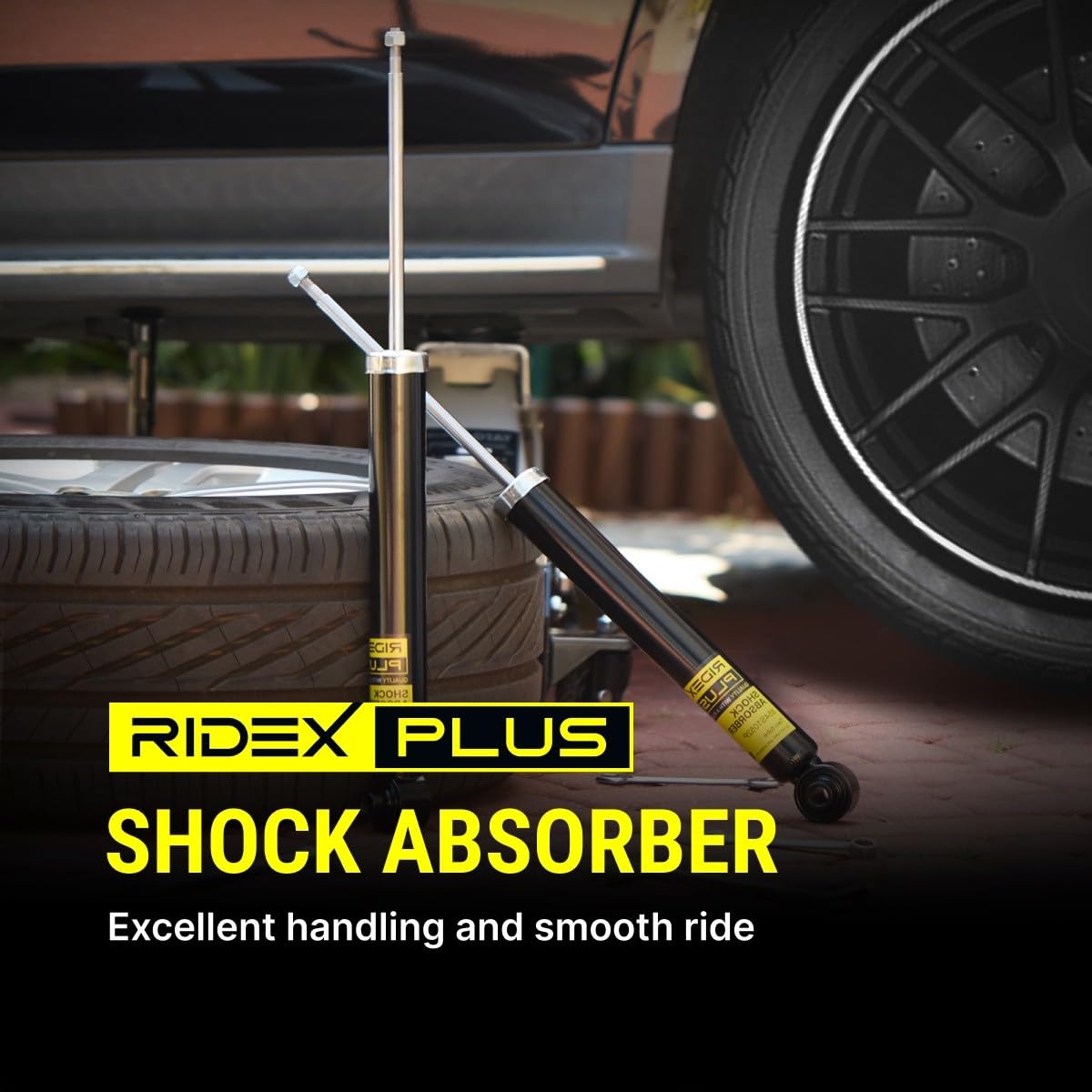 RIDEX PLUS 854S19311P 2x Amortisseur Avant Compatible avec AUDI A4 B8 Avant 8K5