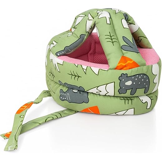 NJoy Baby Head Safety Helmet Green