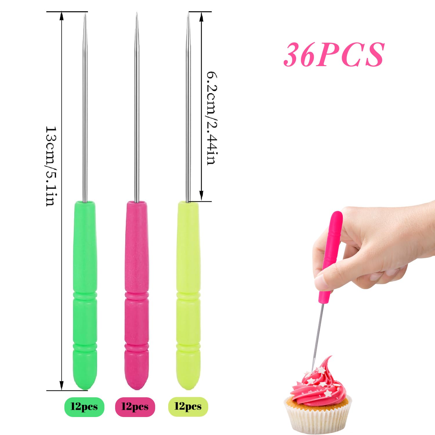 Aiguille à Sucre Glaçage Aiguille à Mélanger Le Sucre – Outil Décoration Cookies 13 Cm – Pour Glaçage Royal Et Pâtisserie Accessoires Cake Design Aiguille à Sucre Glaçage Aiguille à Mélanger Le Sucre – Outil Décoration Cookies 13 Cm – Pour Glaçage Royal Et Pâtisserie Accessoires Cake Design