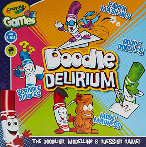 Crayola – Doodle Delirium – Jeu de Société Version Anglaise