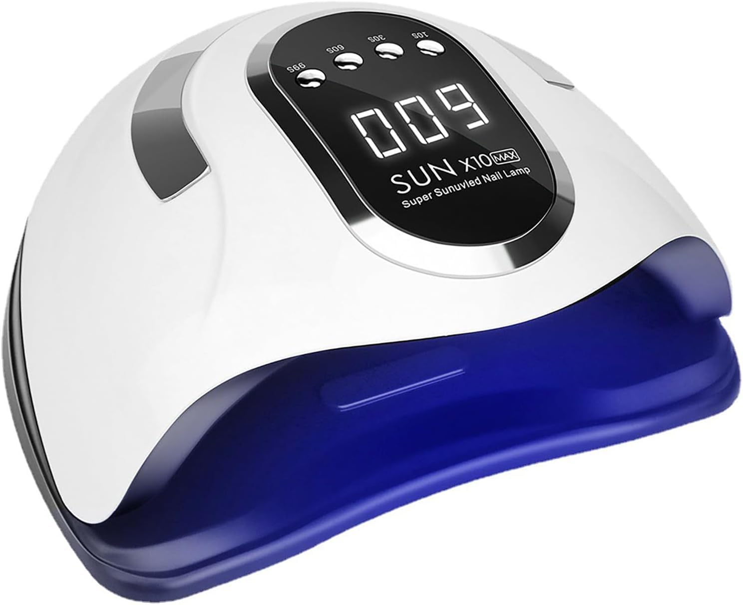 Lampa LED UV 280 W do paznokci, czujnik samochodowy, światło do suszenia paznokci, szybkoschnące światło utwardzające paznokcie, szybkie utwardzanie żelowe, 4 biegi, 66 diod LED, zestaw narzędzi do
