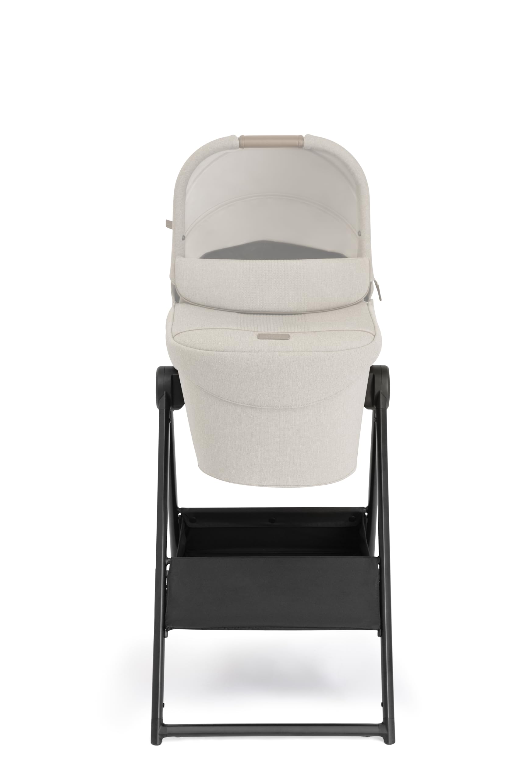 Joie Tragetaschen-Ständer – Kompakt zusammenklappbar, leichtes Gestell (2,86 kg) mit leicht zugänglichem Korb, kompatibel Tragetaschen & Babyschalen, Keine Adapter nötig, Black