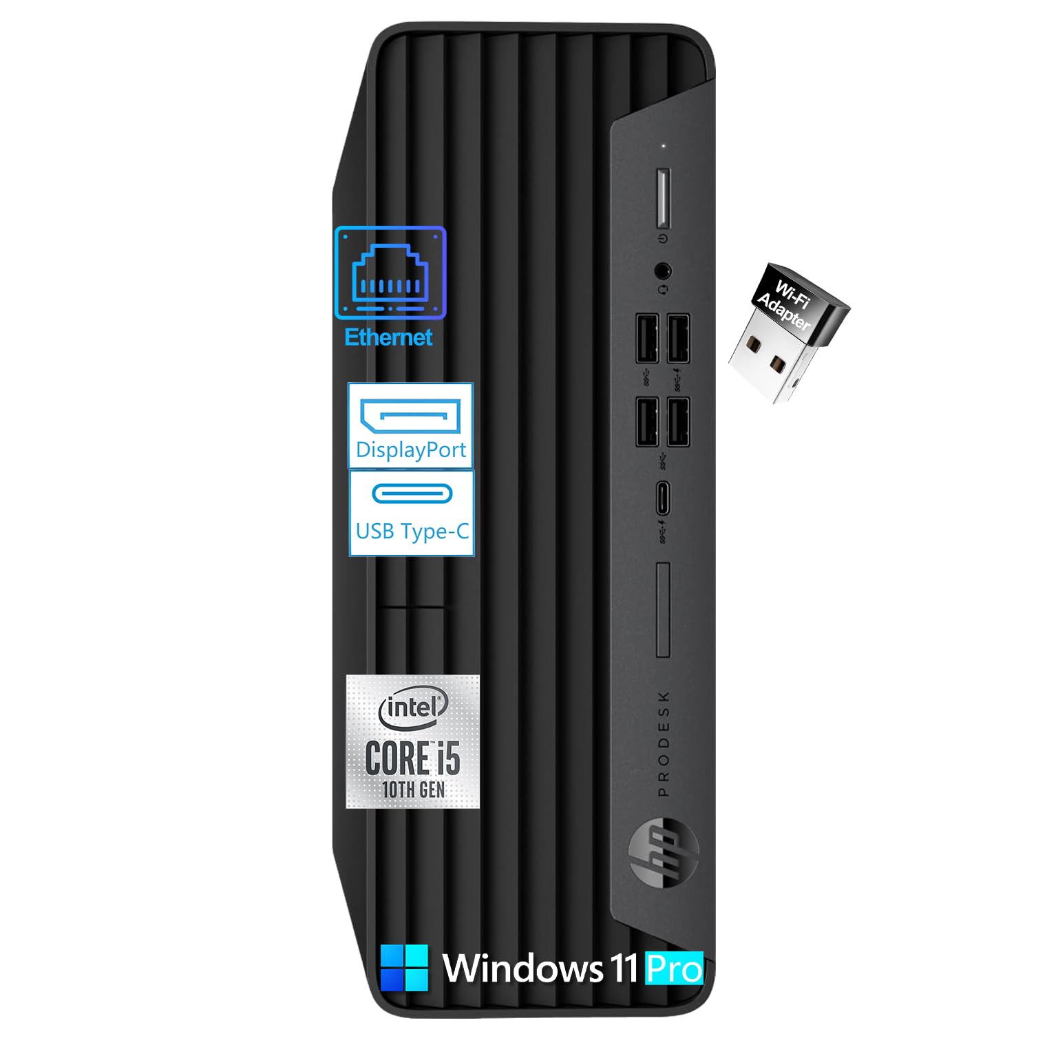 Amazon.com: HP Desktop Computer ProDesk 600 G6 SFF Tower PC for