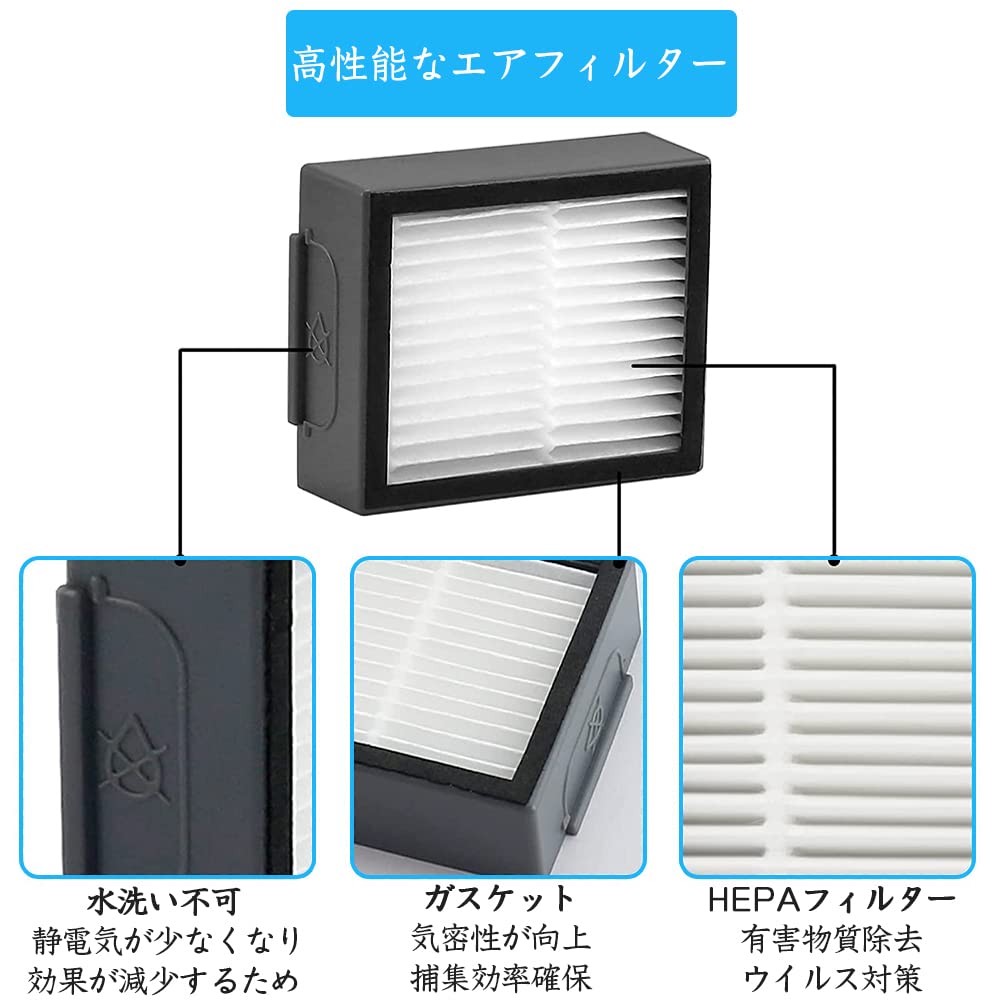 Amazon.co.jp: イロボット ルンバ i7 フィルター 18点セット ダスト