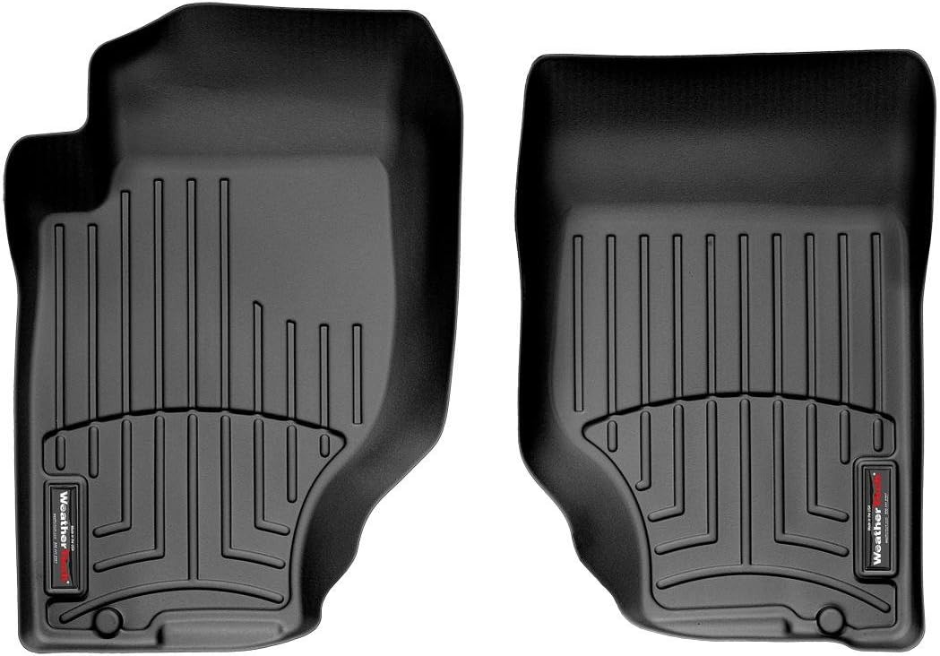 WeatherTech Custom Fit FloorLiners for Kia Sorento - 1st Row (441121), Black
