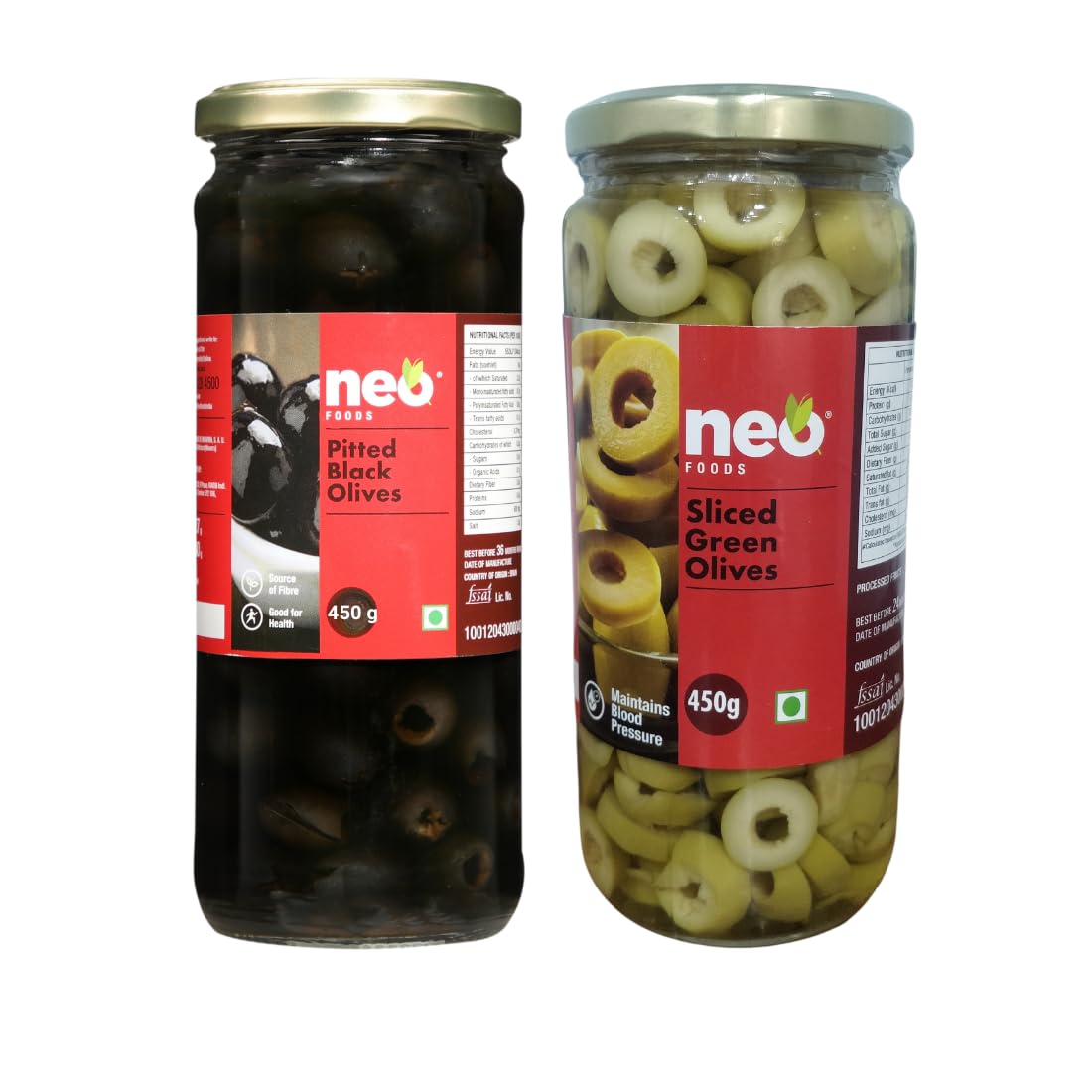 See full amazon price history chart for Neo Foods Pitted Black Olives 450g & Sliced Green Olives 450g Combo Pack I P2 l Low Fat Ready-to-Eat Healthy Snack, Source of Fibre l Enjoy as Topping for Pizza & Pasta Neo Foods Pitted Black Olives 450g & Sliced Green Olives 450g Combo Pack I P2 l Low Fat Ready-to-Eat Healthy Snack, Source of Fibre l Enjoy as Topping for Pizza & Pasta (B0CZ3MP484) Amazon Price History, Amazon Price Tracker