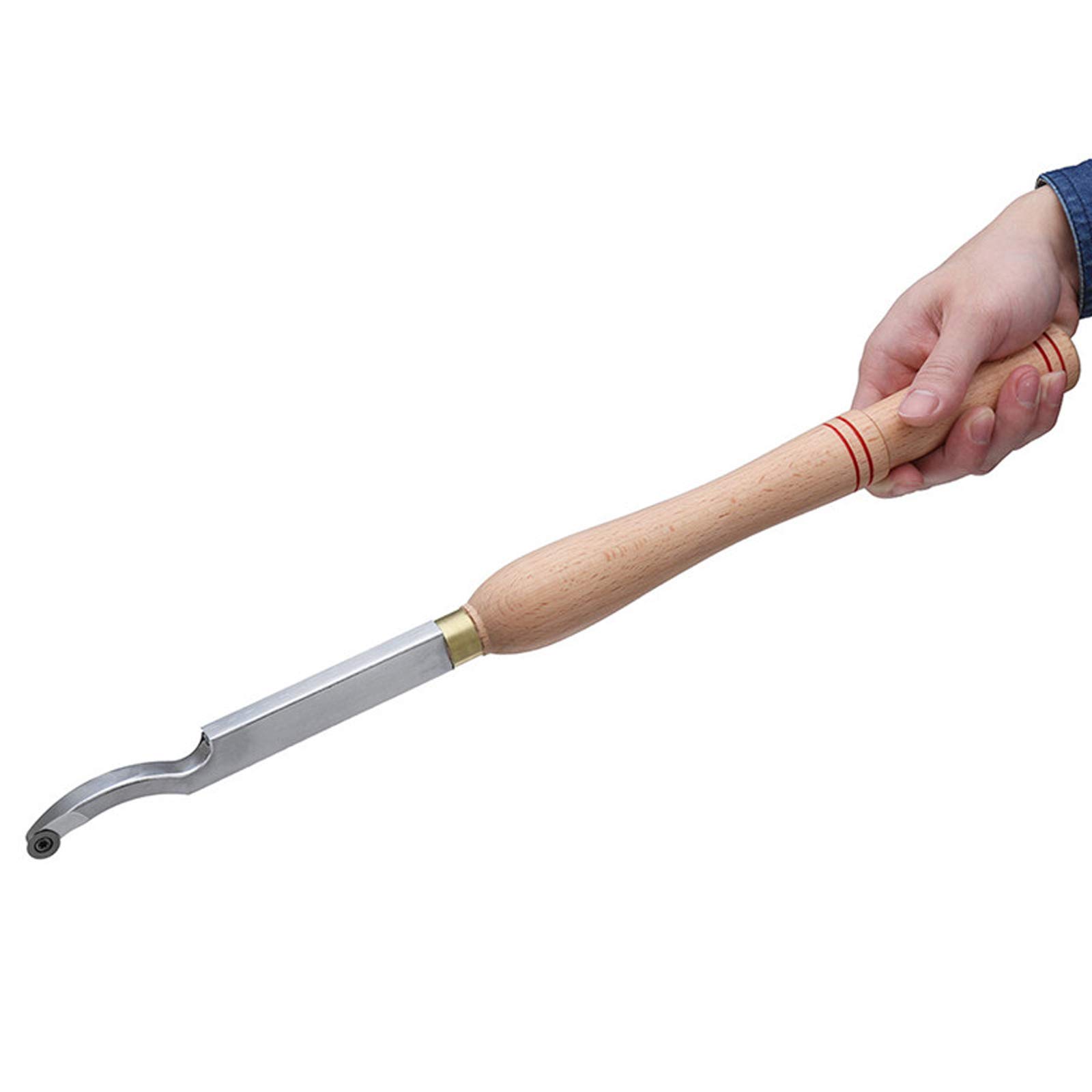 Scalpelli da Legno Professionali Utensile con Inserti in carburo di Legno e Manico in Legno Resistente 4 Tipi