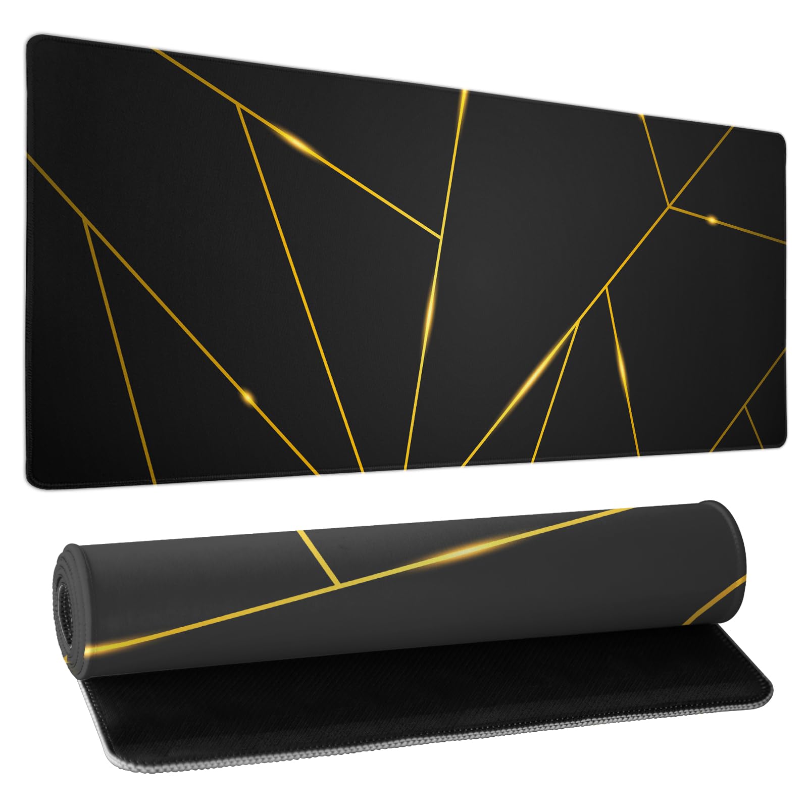 Gaming Mouse Pad,Mountain Lake Jungle Large Mouse Mat 31.5x11.8x0.12 Inch Mousepad - View #4