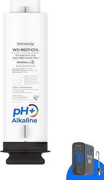 Waterdrop G5P700A-CF Filter, Replacement for Waterdrop G5P700A Undersink Reverse Osmosis System, 6-month Lifetime