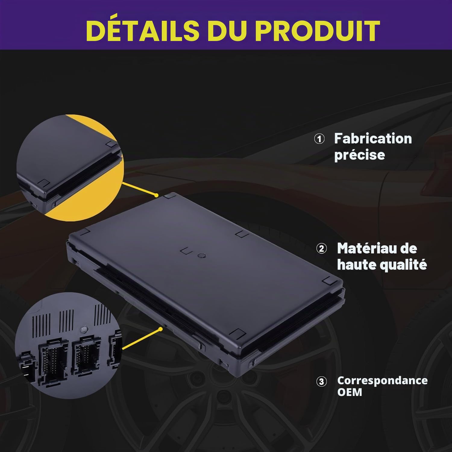 SAM Signalerfassungs Steuermodul, Steuermoduleinheit mit Trailer Tracker Modul Ersatz für GL320 GL350 GL450 ML320 ML350 ML63 R350 Accessoires pour voiture Numéro de pièce : 1649005401