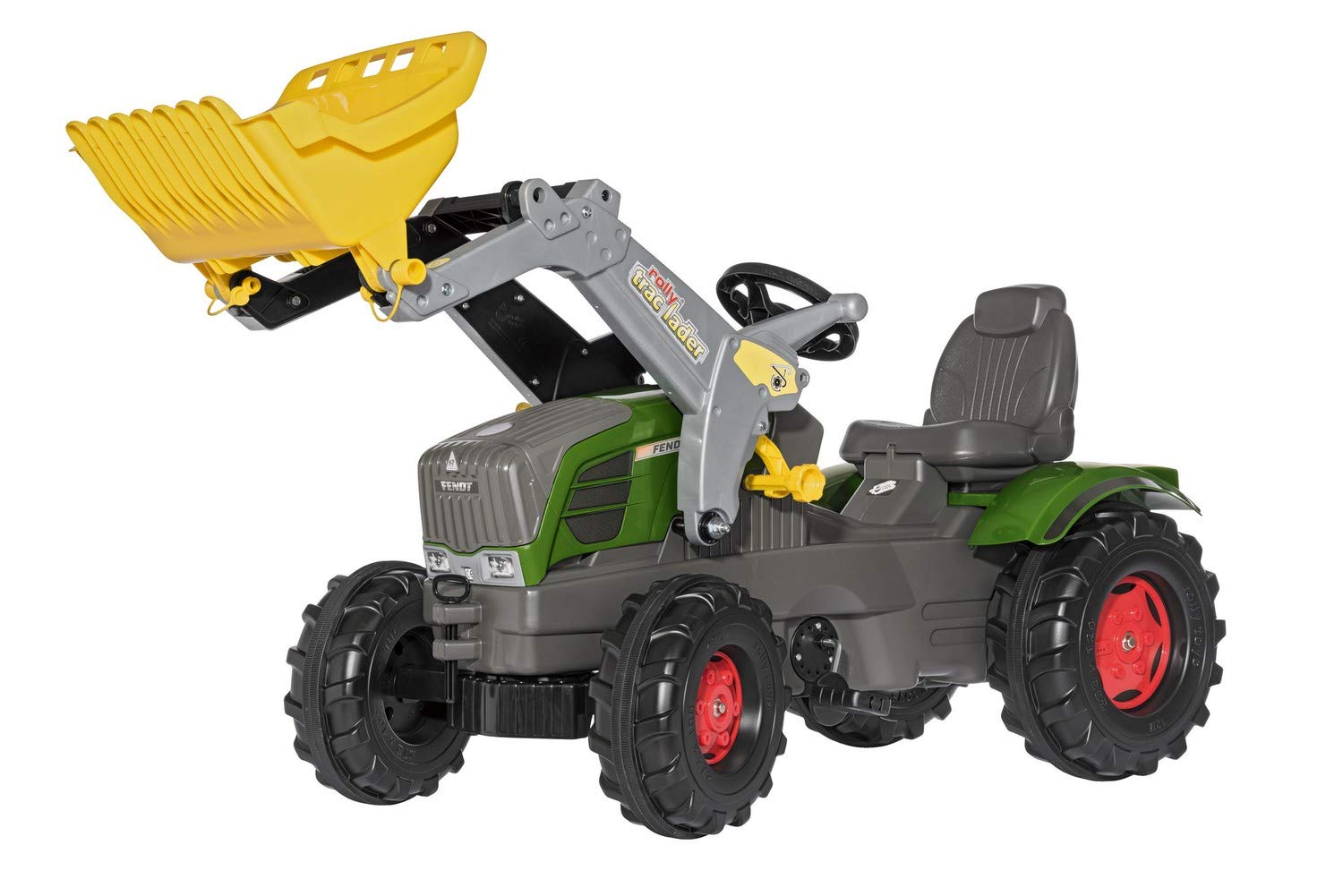 RollyToys rollyFarmtrac Fendt Vario 211 (Sitz verstellbar, Flüsterlaufreifen, Alter 3-8 Jahre, Front- und Heckkupplung) 611058