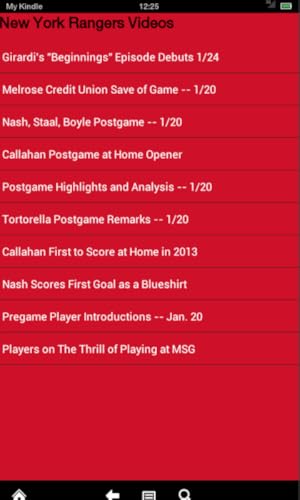 NYR Hockey News (Kindle Tablet Edition)